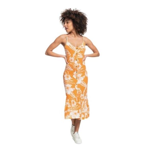Roxy Dresses & Skirts - Roxy Seaside State Strappy Midi Dress